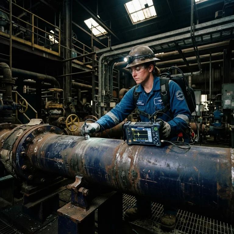 Inspección técnica de tuberías industriales